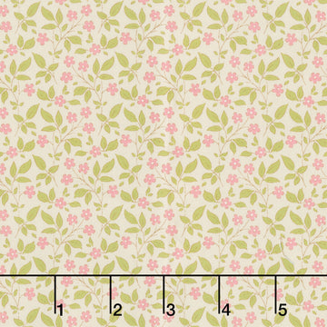 Sunday Brunch - Tipsy Cream/Pink Yardage