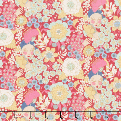 Wallflower - Wallflower Burgundy Yardage