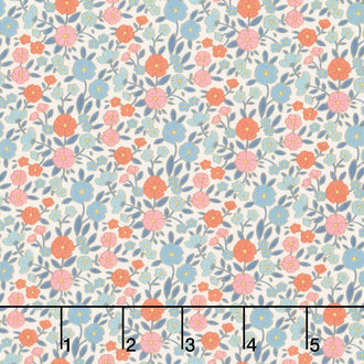 Wallflower - Janice Blue Yardage
