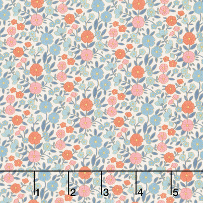 Wallflower - Janice Blue Yardage
