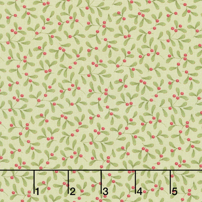 Merry Little Christmas - Mistletoe Pistachio Yardage