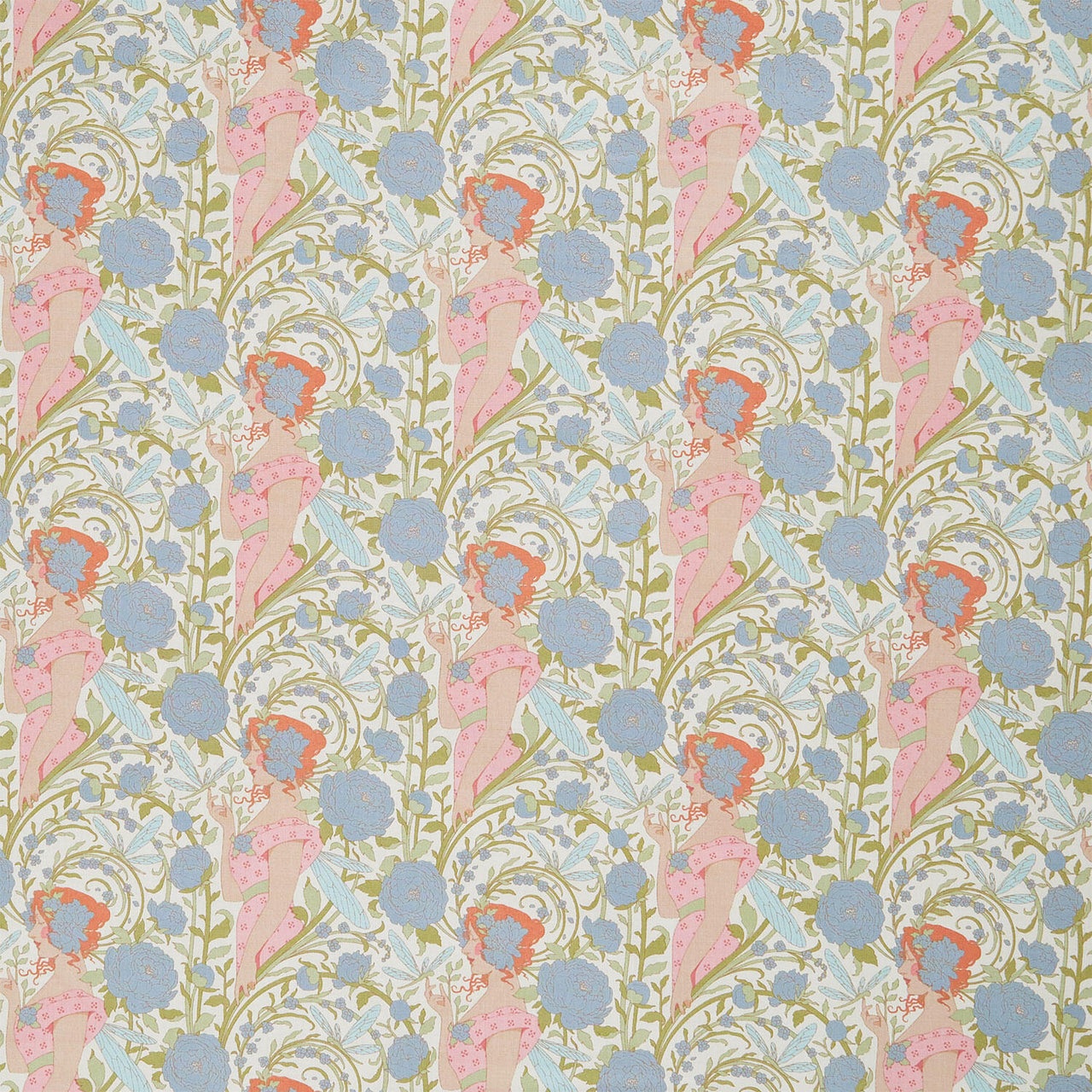 Songbird - Aubery Blue Yardage