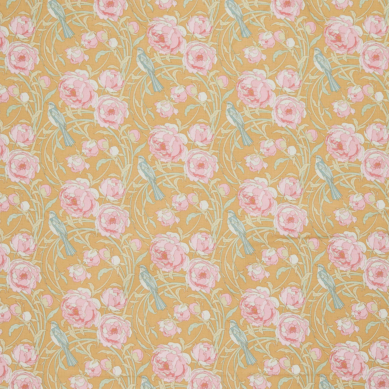 Songbird - Cora Mustard Yardage