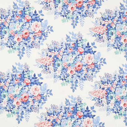 Something Blue - Whimsyflower Cream Yardage