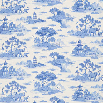 Something Blue - Cottonview Cream Yardage
