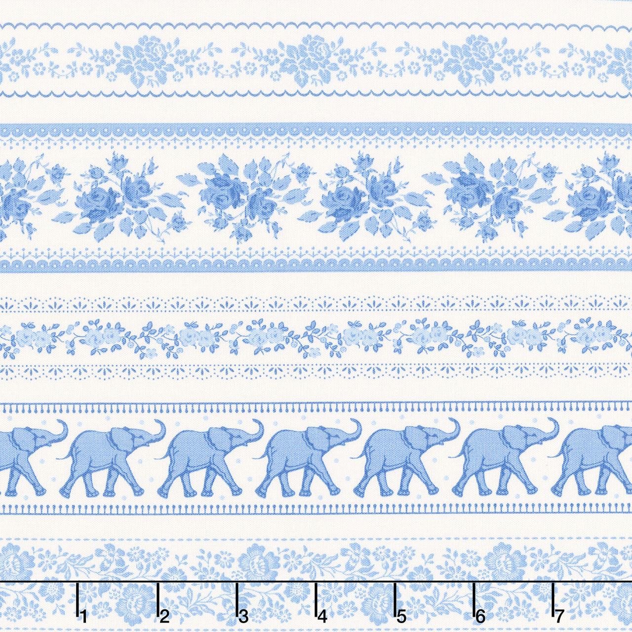 Something Blue - Borders Blue Yardage