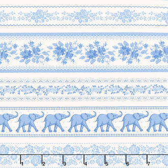 Something Blue - Borders Blue Yardage