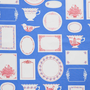 Something Blue - Labels & Ornaments Blue Yardage