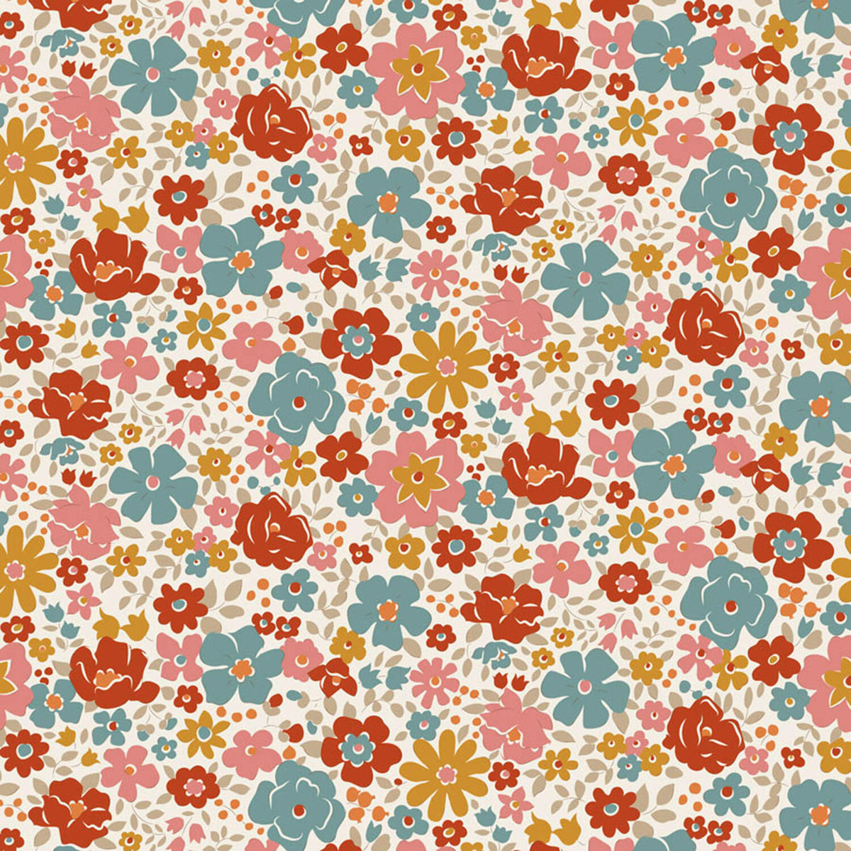 Village Life - Esther Warm Cream Yardage