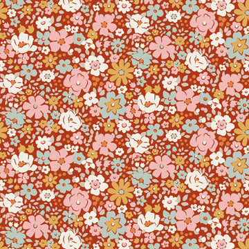 Village Life - Esther Rust Yardage