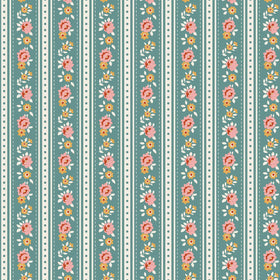 Village Life - Agnes Teal Yardage