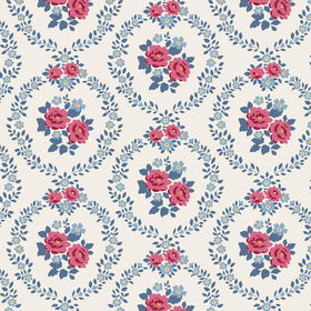 Village Life - Mable Cold Cream Yardage