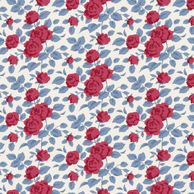 Village Life - Margot Burgundy Yardage