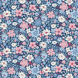 Village Life - Esther Blue Yardage