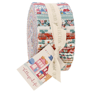Village Life Fabric Roll