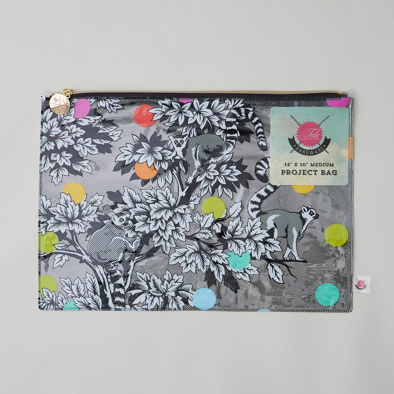 Tula Pink Lemur Me Alone Medium Project Bag