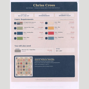Chriss Cross Quilt Pattern