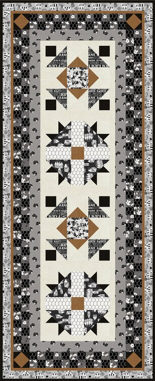 Buttermilk Farmstead Table Runner Set Free Quilt Pattern