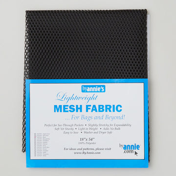 ByAnnie Lightweight Mesh - 18" x 54" - Black