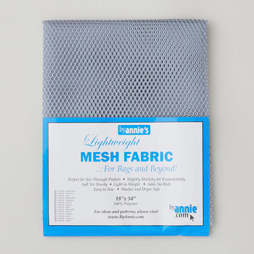 ByAnnie Lightweight Mesh - 18" x 54" - Pewter
