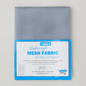 ByAnnie Lightweight Mesh - 18" x 54" - Pewter