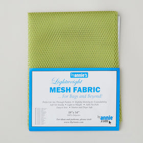 ByAnnie Lightweight Mesh - 18" x 54" - Apple Green