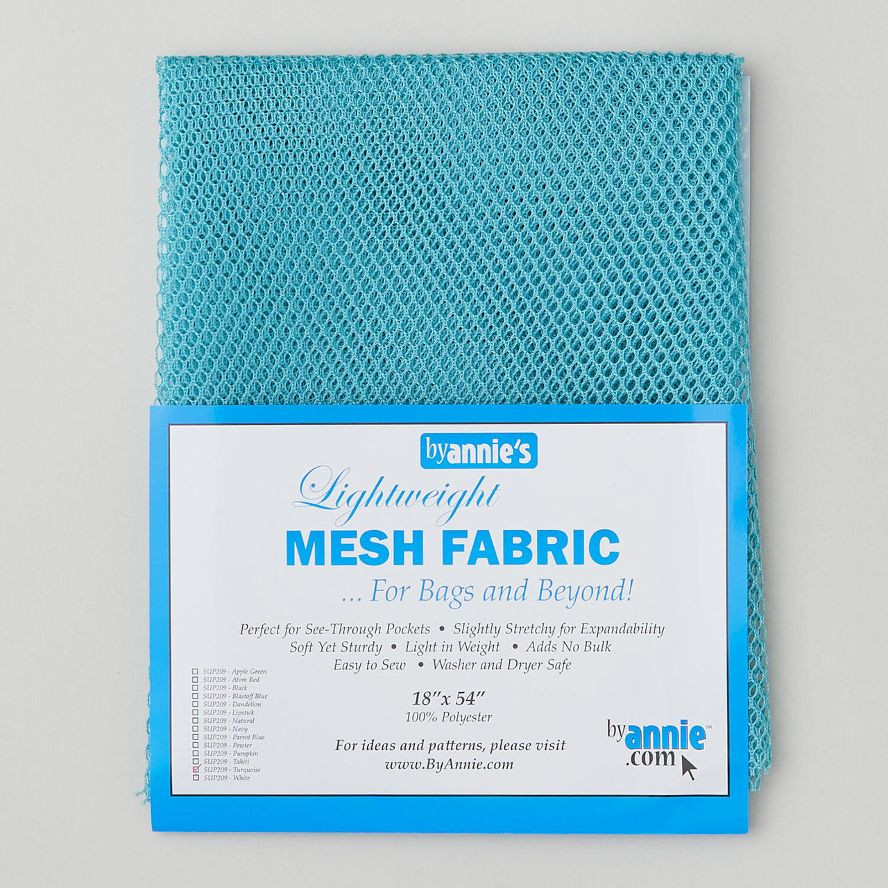 ByAnnie Lightweight Mesh - 18" x 54" - Turquoise