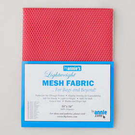 ByAnnie Lightweight Mesh - 18" x 54" - Lipstick