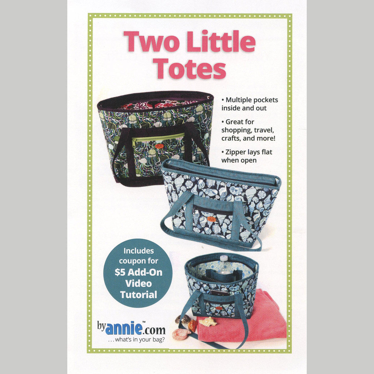Two Little Totes Pattern