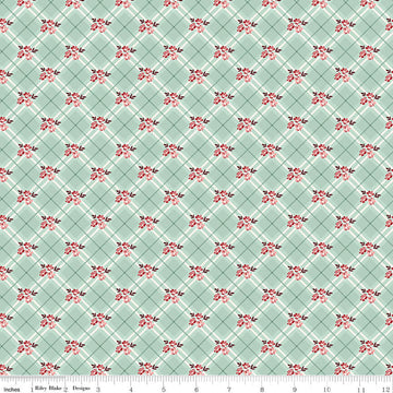 Love You Always - Floral Plaid - Mist