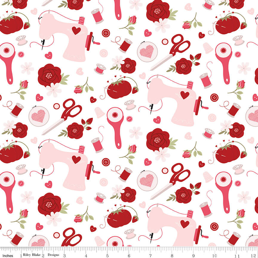 Sew in Love - Sewing - White