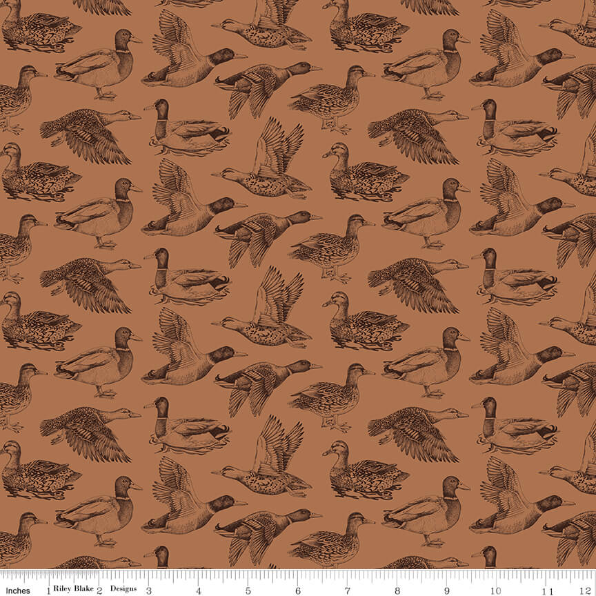 Plaid-Venture Club - Ducks - Nutmeg