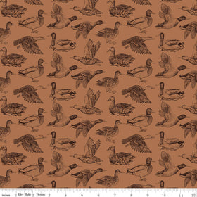 Plaid-Venture Club - Ducks - Nutmeg