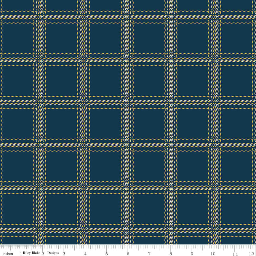 Plaid-Venture Club - Hunter - Navy