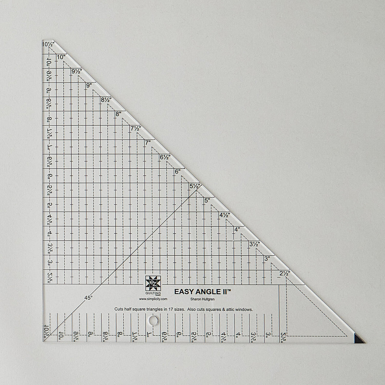 EZ Quilting EZ Half Square Triangle - 10.5"
