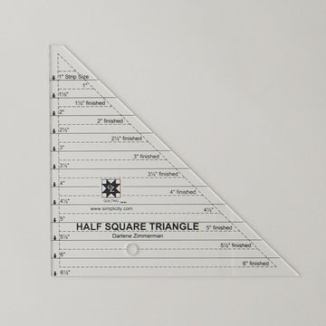 EZ Quilting Half Square Triangle - 6"