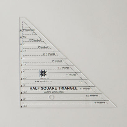 EZ Quilting Half Square Triangle - 6"