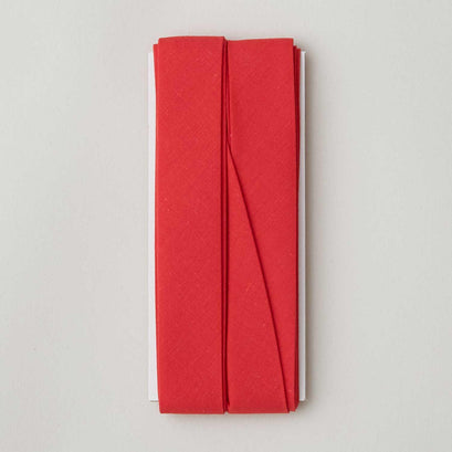 Wrights Quilt Binding Double Fold Bias Tape - Scarlet