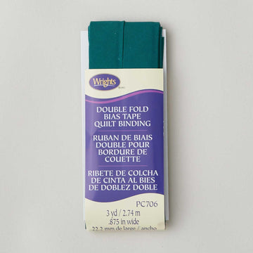 Quilt Binding Double Fold Bias Tape - Jungle Green
