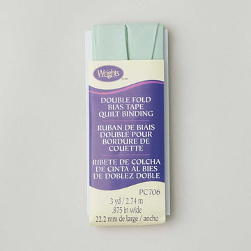 Quilt Binding Double Fold Bias Tape - Seafoam