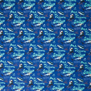 Shark Week - Salty Navy Yardage