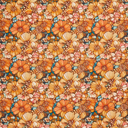 Flight of Beauty - Floral Nouveau Mutli Yardage