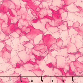Flight of Beauty - Petal Mosaic Pink Yardage