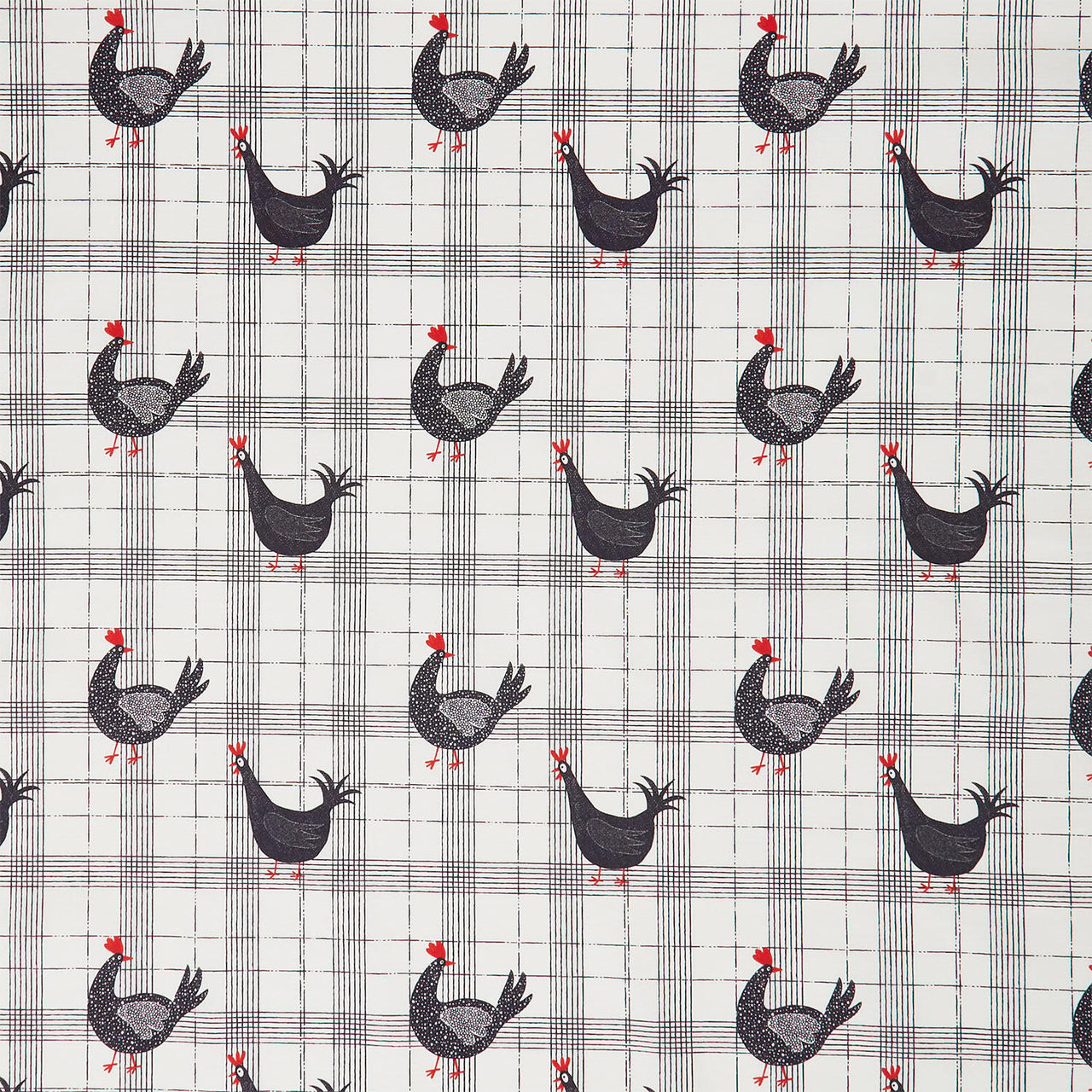 Hen House - Chicken Plaid Yardage