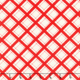 Hen House - Tiny Plaid Red Yardage