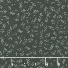 Hen House - Leaves Black Yardage