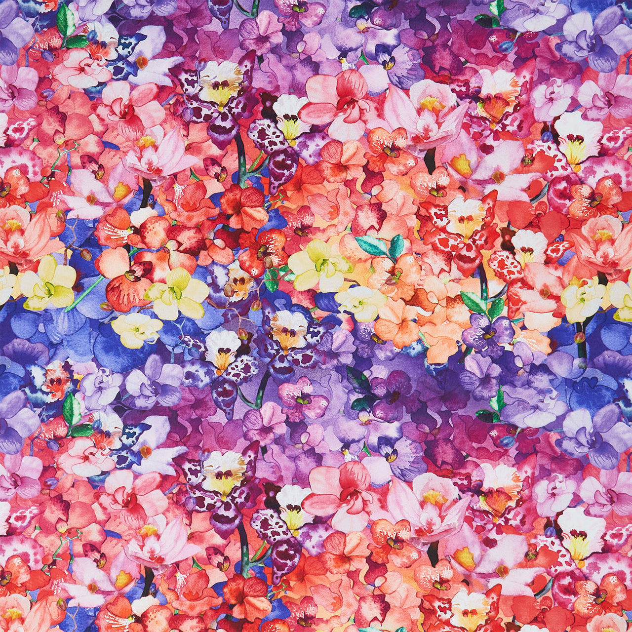Monarch Gardens - Orchid Bouquet Yardage