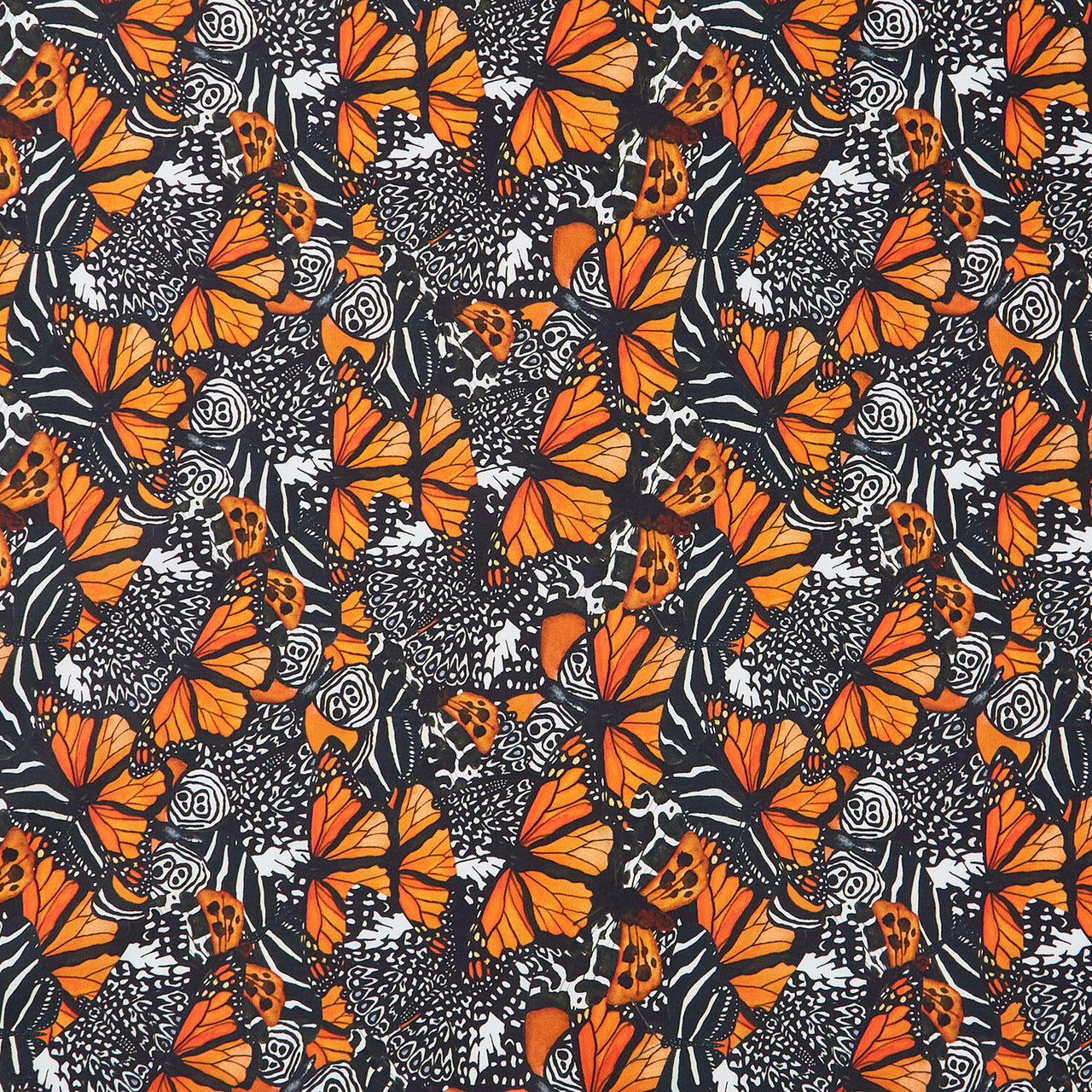 Monarch Gardens - Monarch Illusions Orange Yardage