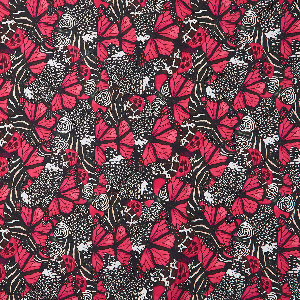Monarch Gardens - Monarch Illusions Pink Yardage