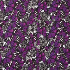 Monarch Gardens - Monarch Illusions Purple Yardage
